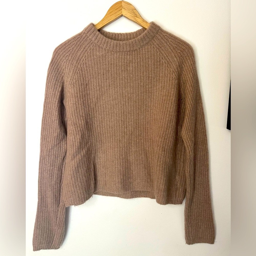 Quince Mongolian Cashmere Fisherman’s Cable Sweater